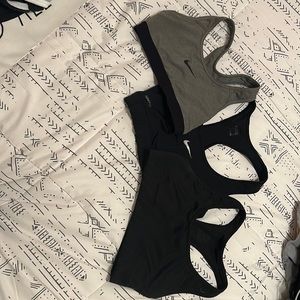 3 nike sport bra bundle